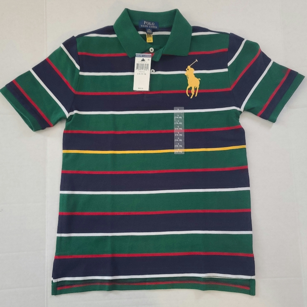 Polo Ralph Lauren Green Mu Size L 14-16